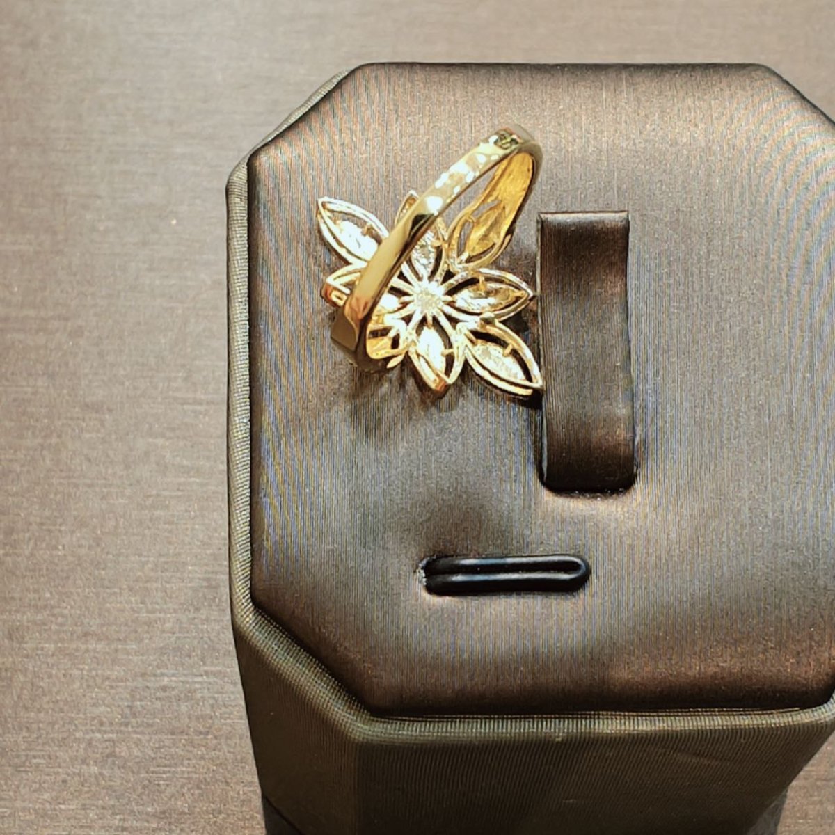 22k / 916 Gold Designer Flower Ring by Best Gold Shop - 22k gold 22k gold ring 916 gold Rings