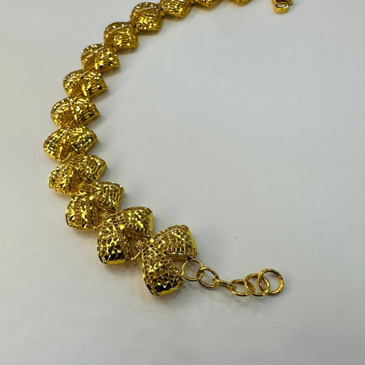 22K / 916 Gold Fancy Fan Design Bracelet Shiny Elegant - 22k gold 22k gold bracelet 916 gold Bracelets