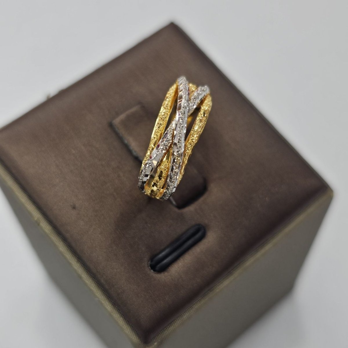 22k / 916 Gold Fancy Ring 2 Tone by Best gold ShopRingsBest Gold Shop