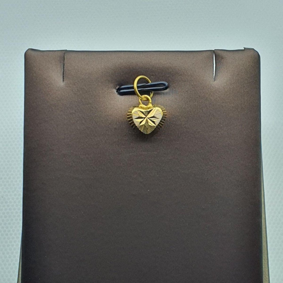 22k / 916 Gold Heart Cutting Pendant V5 by Best Gold Shop - 22k gold 22k gold pendant 916 gold Charms & Pendants