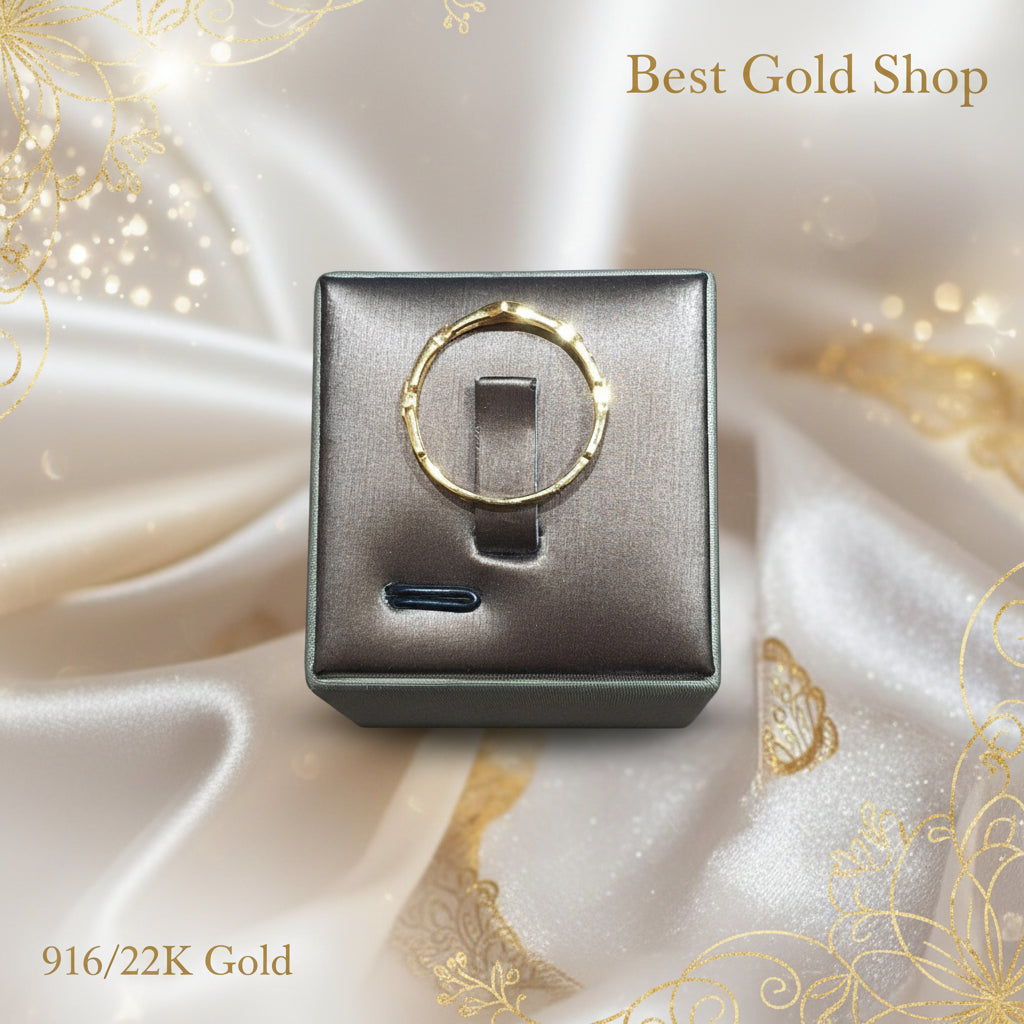 22k / 916 Gold Heart Ring V3 by Best Gold ShopRingsBest Gold Shop
