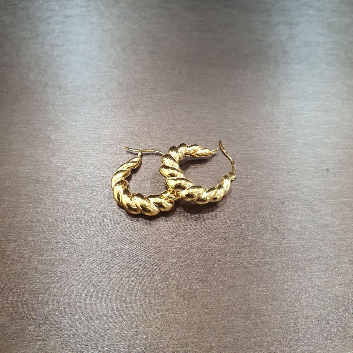 22k / 916 Gold Loop Earring High Polish by Best Gold ShopEarringsBest Gold Shop