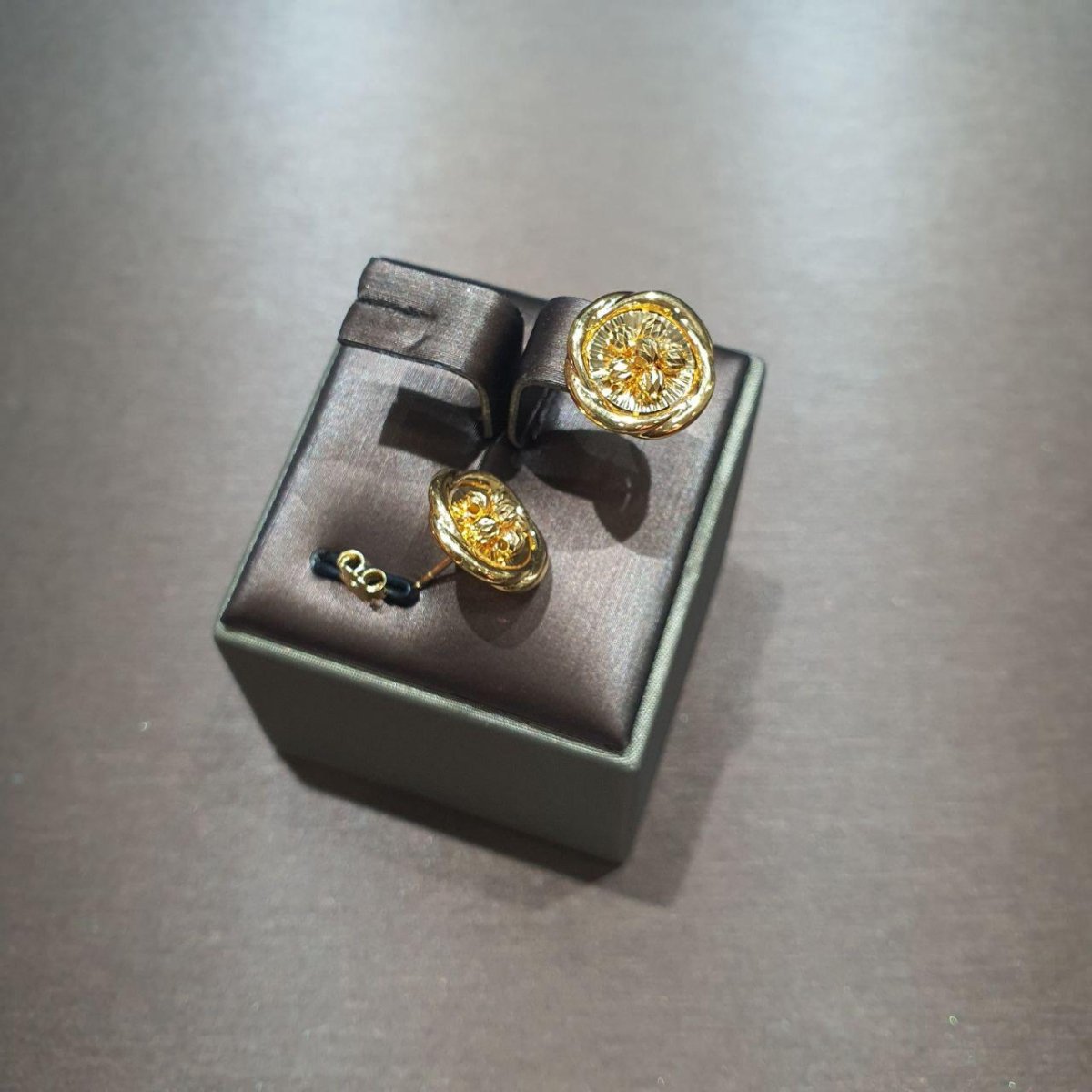 22k / 916 Gold round ball earring v3 by Best Gold Shop - 22k gold 22k gold earring 916 gold 916 gold