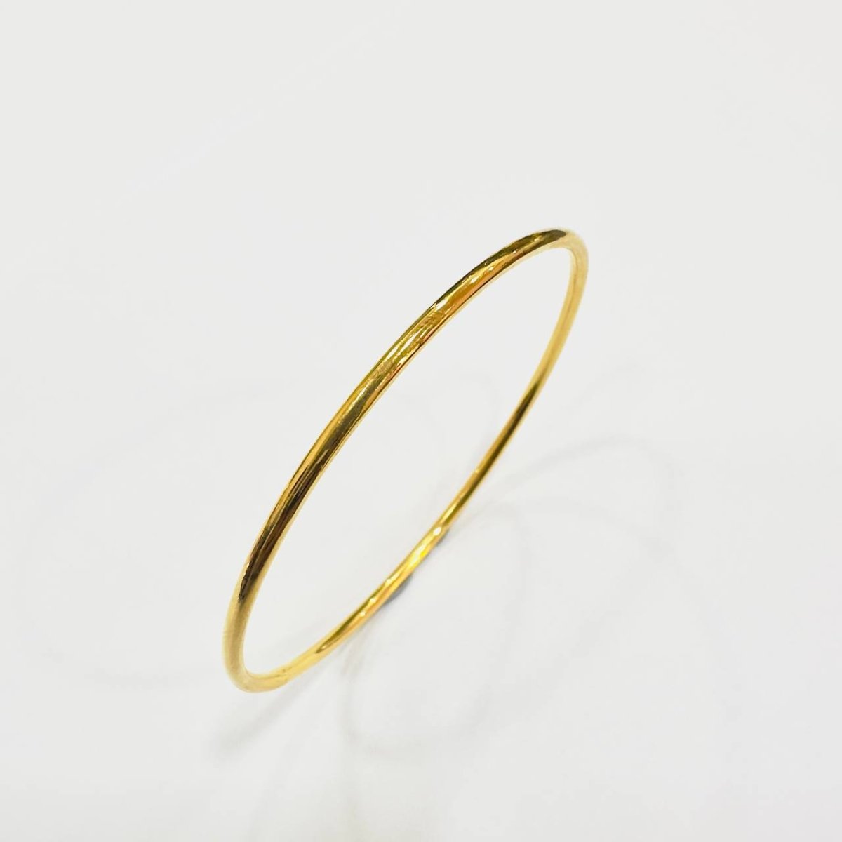 22k / 916 Gold Shiny Bangle No lock by Best Gold Shop - 22k gold 22k gold bangle 916 gold 916 gold