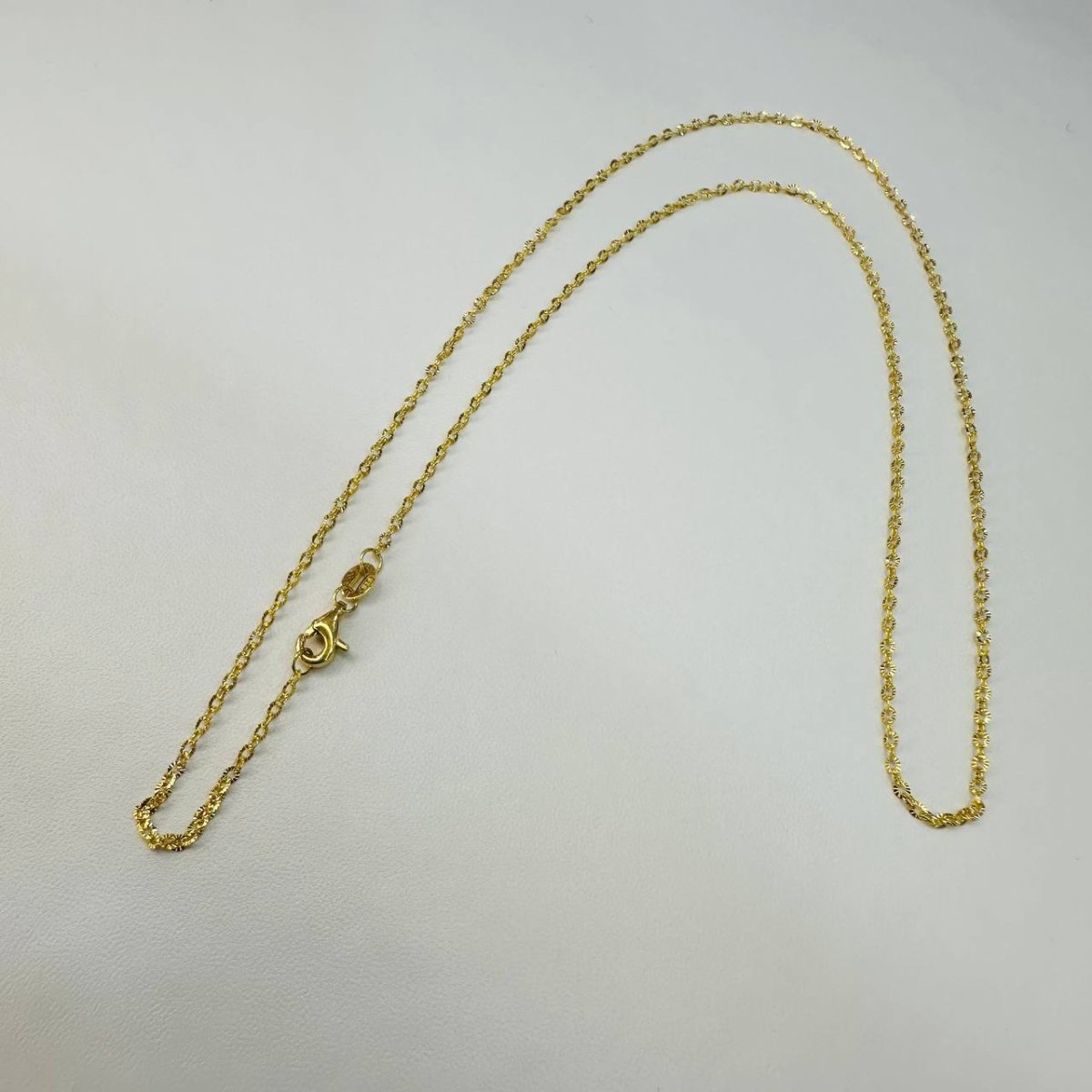 22K / 916 Gold Slim Sunflower Necklace by Best Gold Shop - Best Gold Shop 22k gold 22k gold chain 22k gold necklace Necklaces