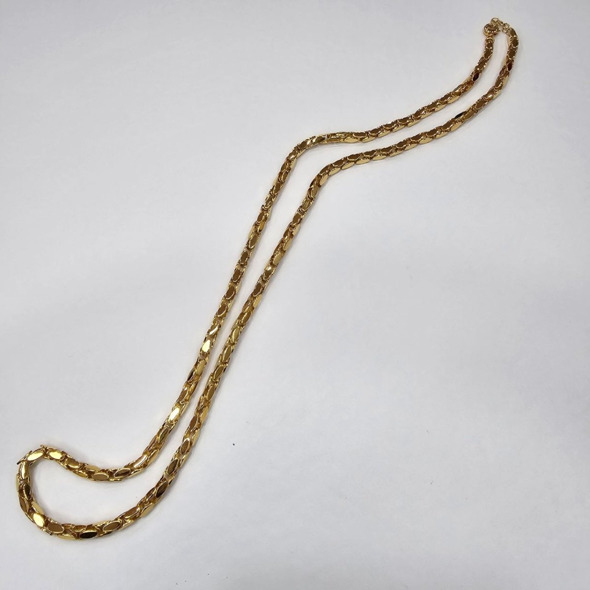 22k 916 Gold Snake Scale Necklace by Best Gold Shop Best Gold Shop
