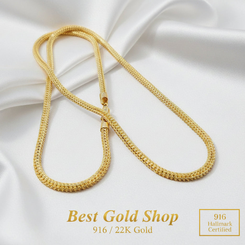 22k / 916 Gold Solid Dragon necklace by Best Gold ShopNecklacesBest Gold Shop