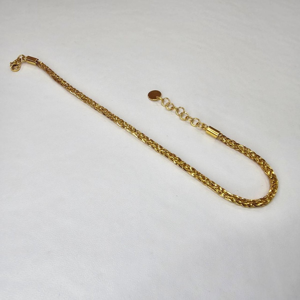 22K / 916 Gold Solid Spike Bracelet With Extension and Diamond Cutting - 22k gold 22k gold bracelet 916 gold Bracelets