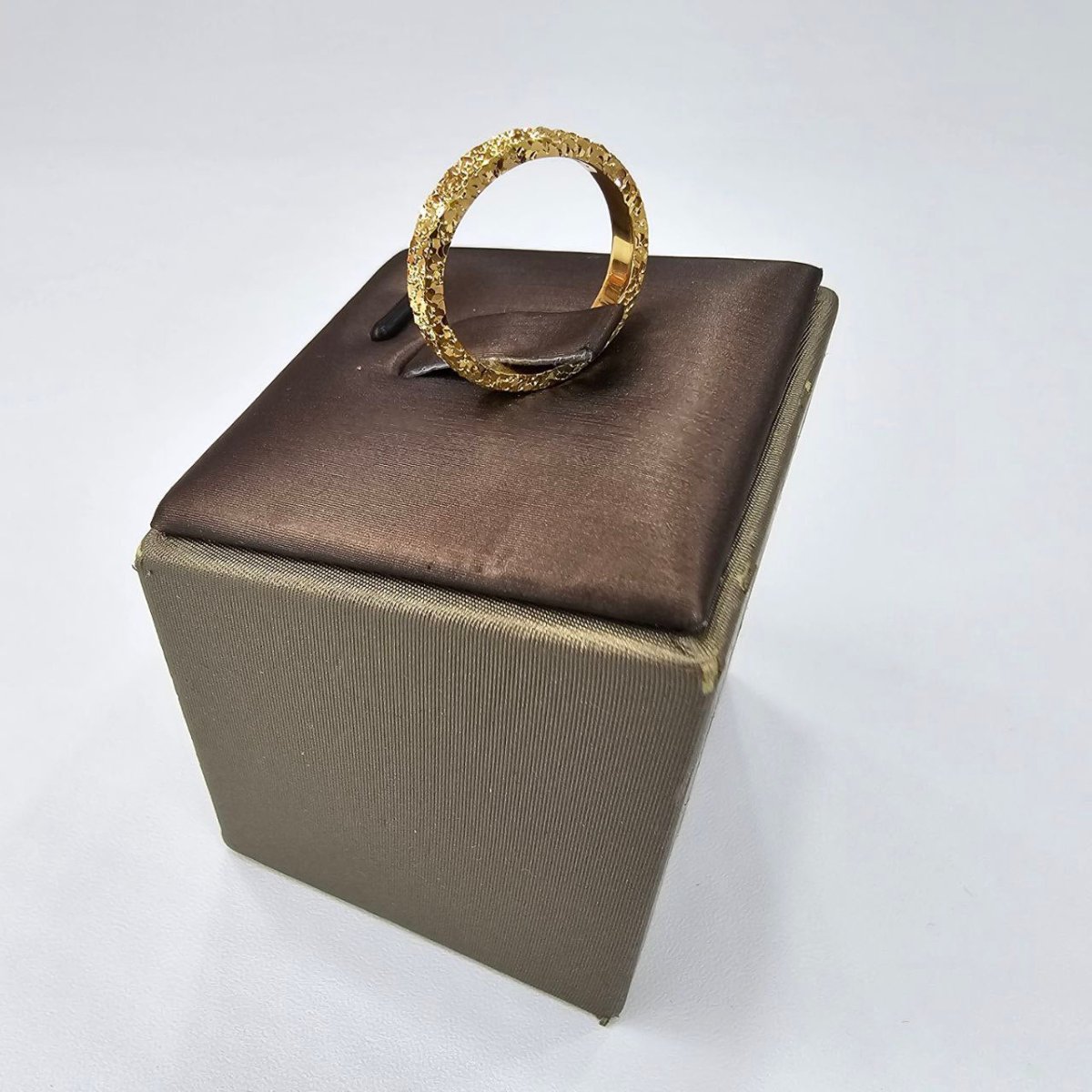 22k / 916 Gold sui Sui Bing Crush Ring 3 side shiny - 22k gold 22k gold ring 916 gold Rings