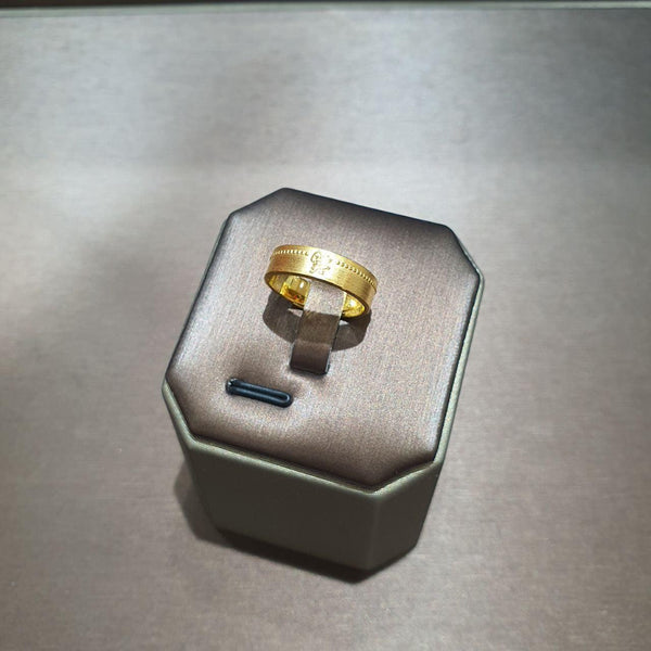 24k / 999 Gold Couple Designer Ring V2-Rings-Best Gold Shop