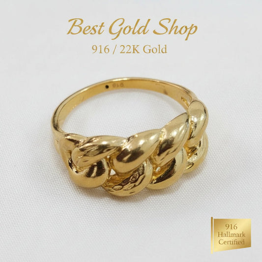 916 Gold Fishbone Ring – Smaller Version | Feather LightRingsBest Gold Shop