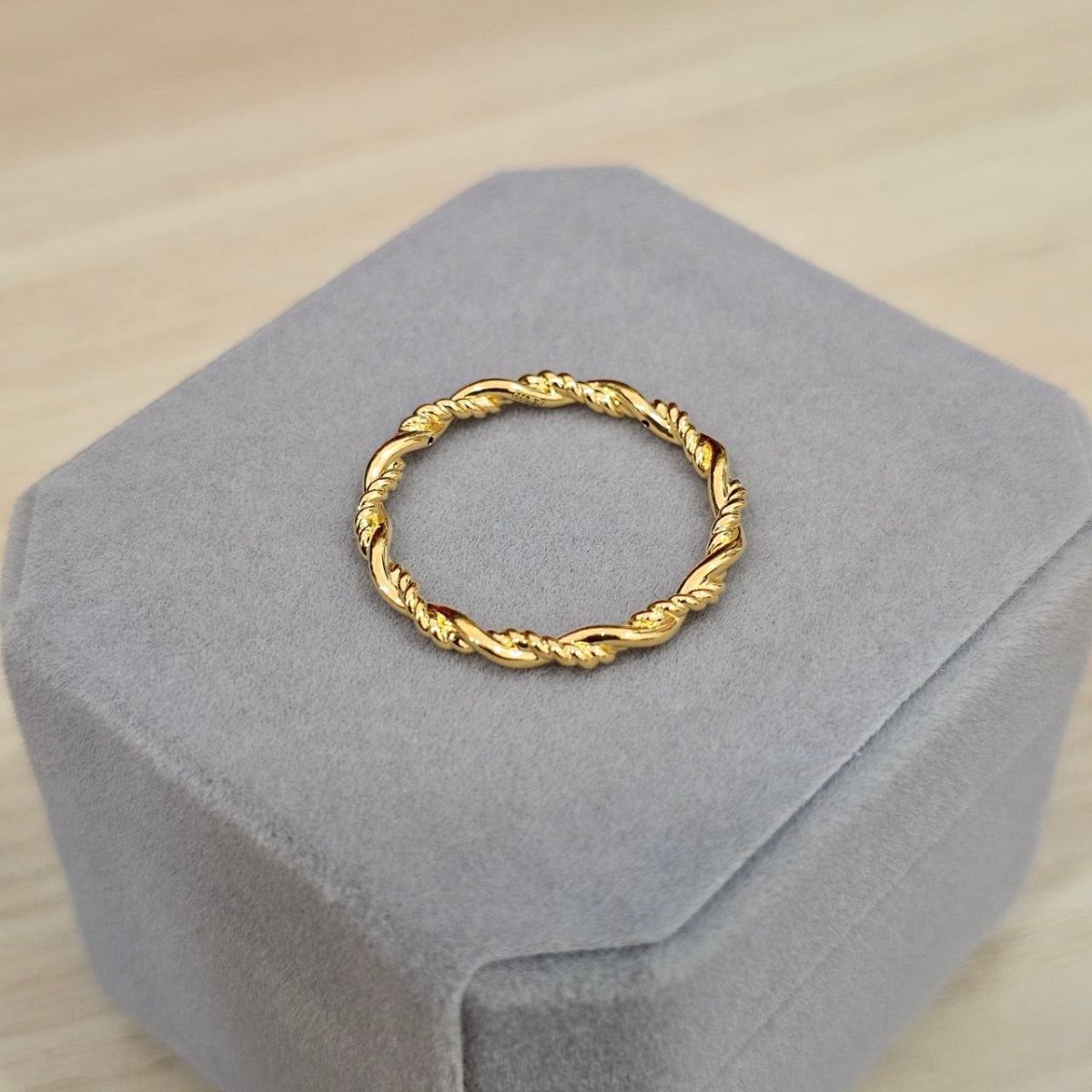 999 Gold Twisted Bead Ring Latest Design and Feather LightRingsBest Gold Shop