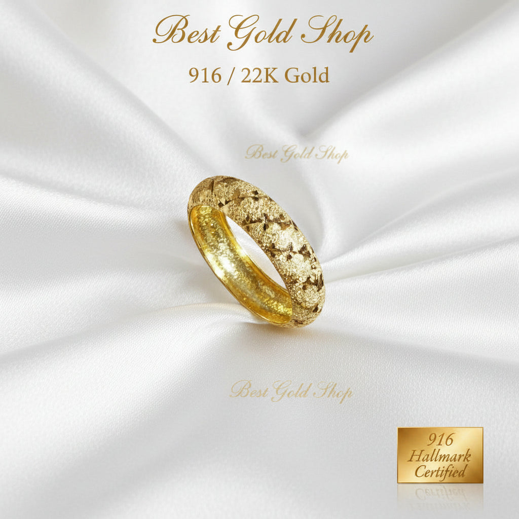 New Batch and design 22k / 916 Gold Hollow ring V2 by Best Gold ShopRingsBest Gold Shop
