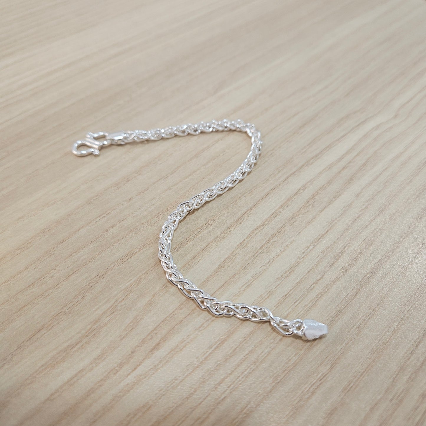 990 Silver Spike Bracelet | Classic Design