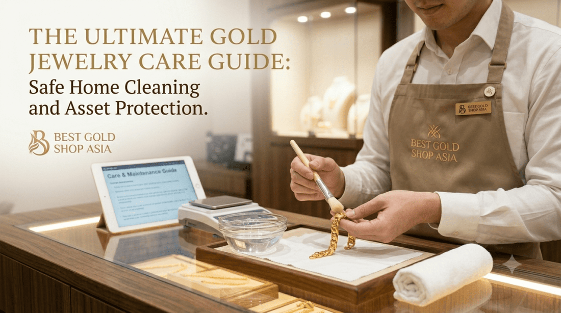 How to Clean and Care for 916 and 999 Gold Jewelry: The Safe Home Maintenance Guide - Best Gold Shop