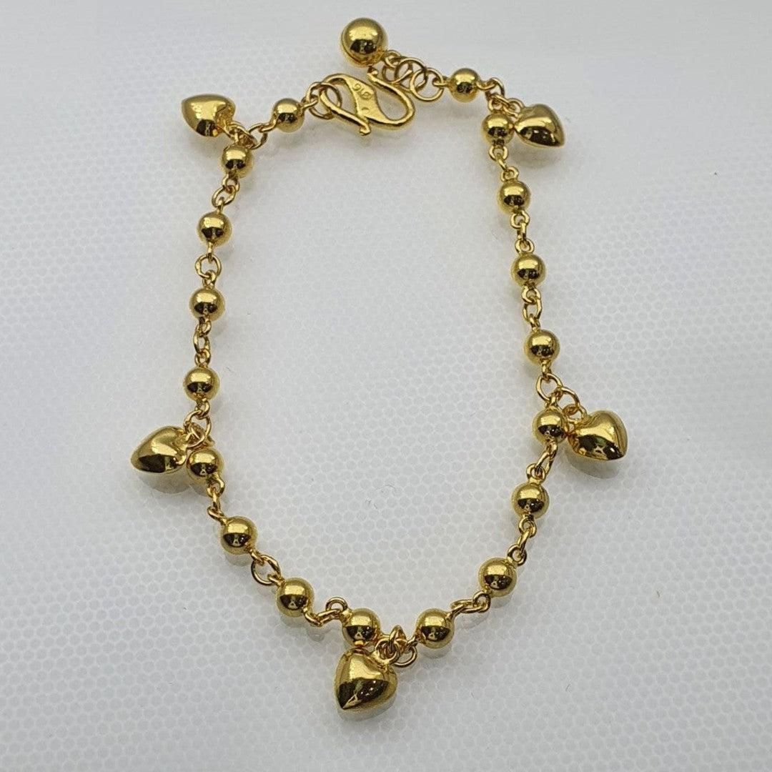 https://bestgoldshop.asia/products/22k-916-gold-ball-with-dangling-heart-bracelet<br />
<br />
22k / 916... - Best Gold Shop