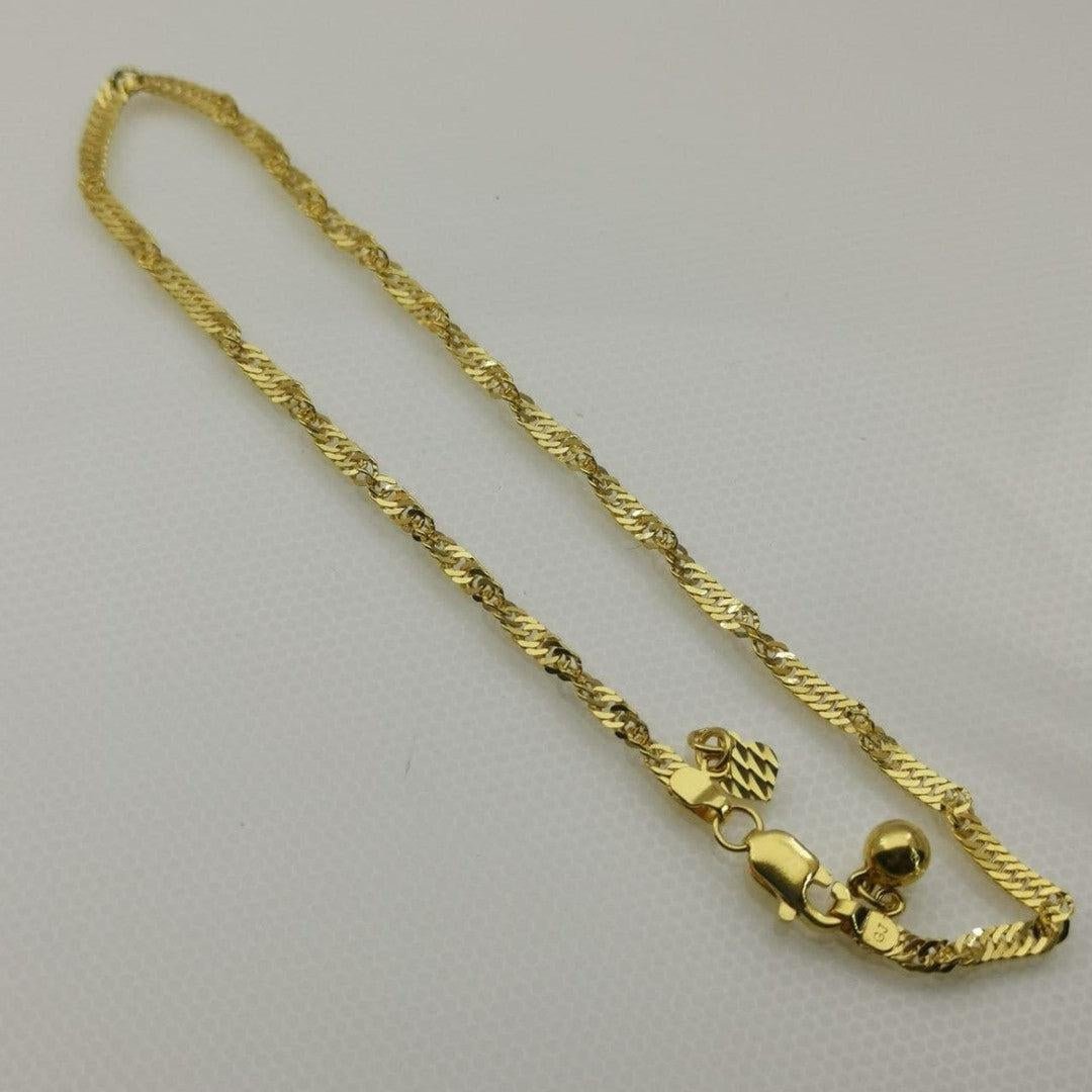 https://bestgoldshop.asia/products/22k-916-gold-disco-anklet<br />
<br />
22k / 916... - Best Gold Shop