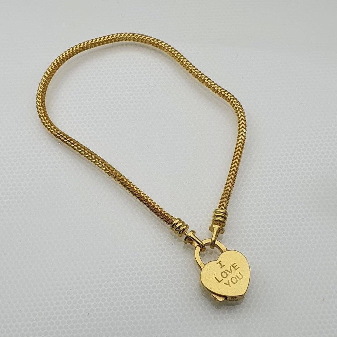 https://bestgoldshop.asia/products/22k-916-gold-heart-and-lock-charms-bracelet<br />
<br />
22k / 916... - Best Gold Shop