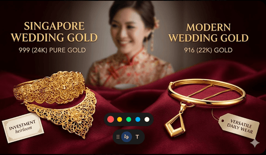 Modern Si Dian Jin Guide | 916 vs 999 Wedding Gold - Best Gold Shop