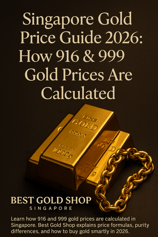 Singapore Gold Price Guide 2026: How 916 & 999 Gold Prices Are Calculated - Best Gold Shop