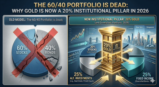 The 60/40 Portfolio Is Dead: Why Gold Is Now a 20% Institutional Pillar in 2026 - Best Gold Shop