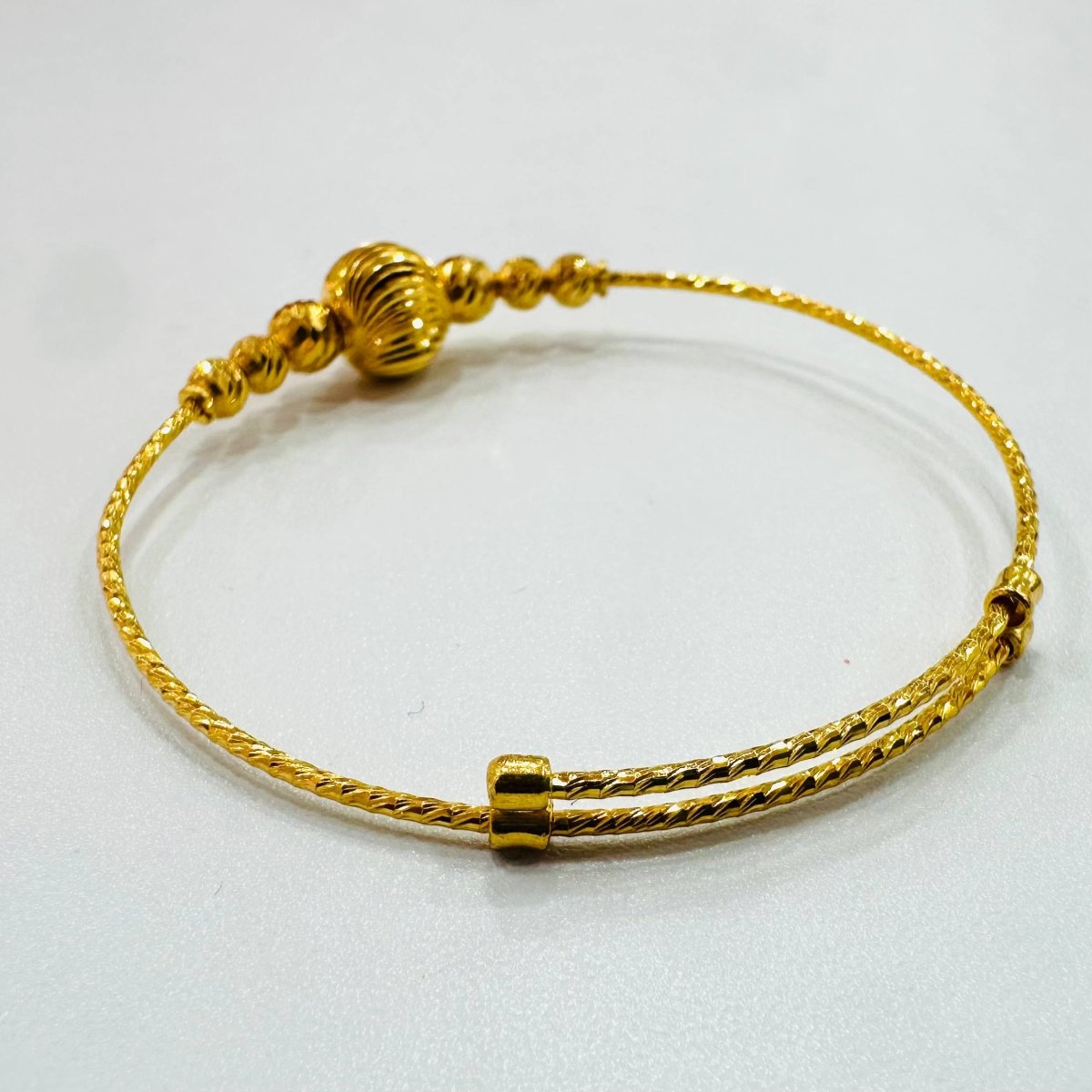 22 / 916 Gold Baby Bangle Slim design V1 - Best Gold Shop 22k gold 22k gold baby bangle 916 baby bangle Bracelets