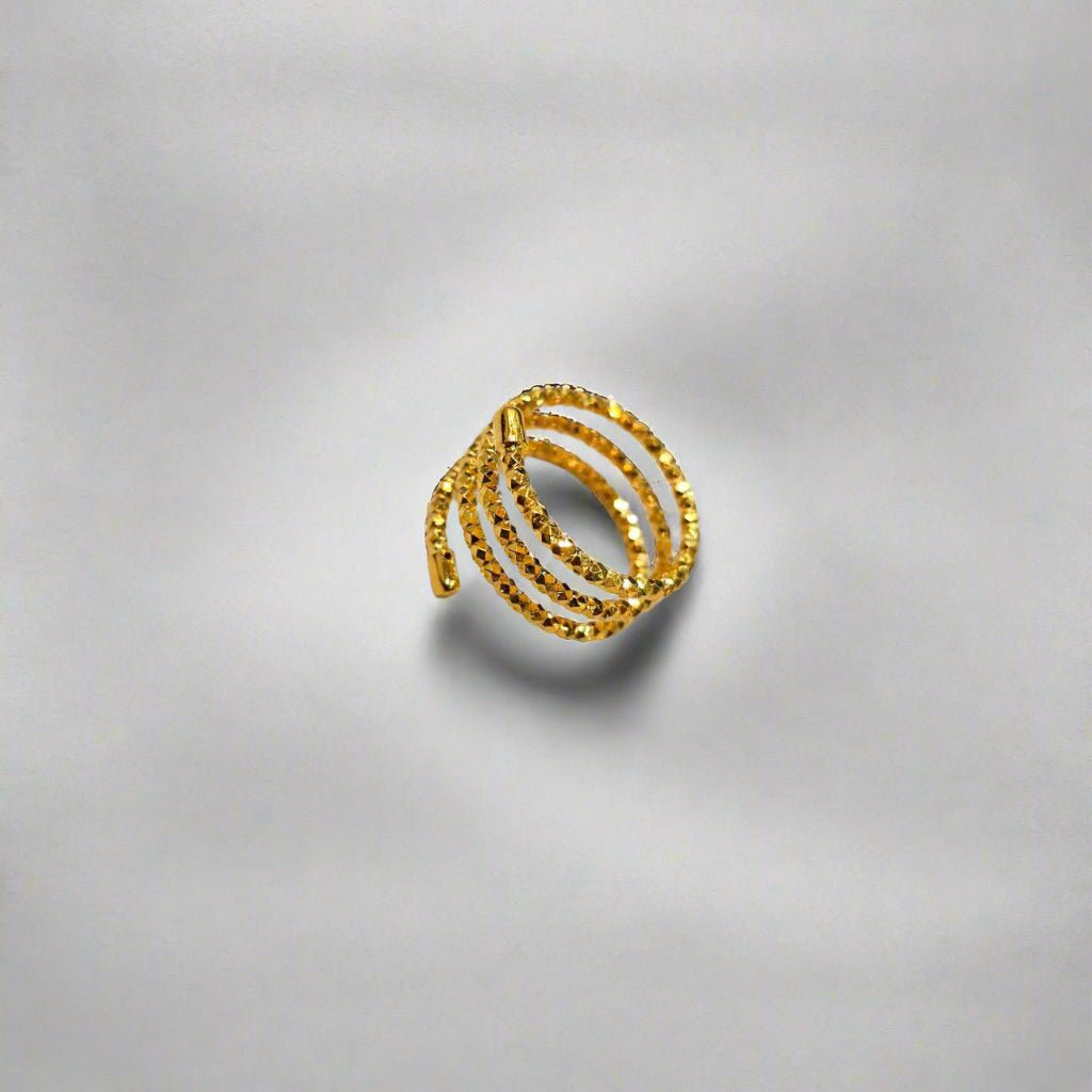 22k / 916 Gold 3 row bead Ring by Best Gold Shop - Best Gold Shop 22k gold 22k gold ring 916 gold Rings