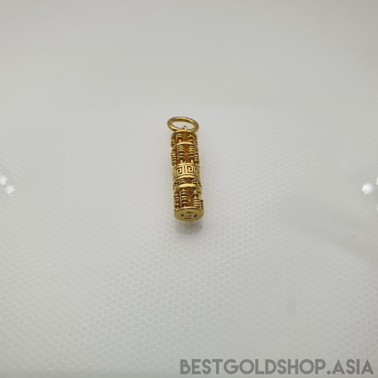 22K / 916 Gold Abacus Futong pendants-Charms & Pendants-Best Gold Shop