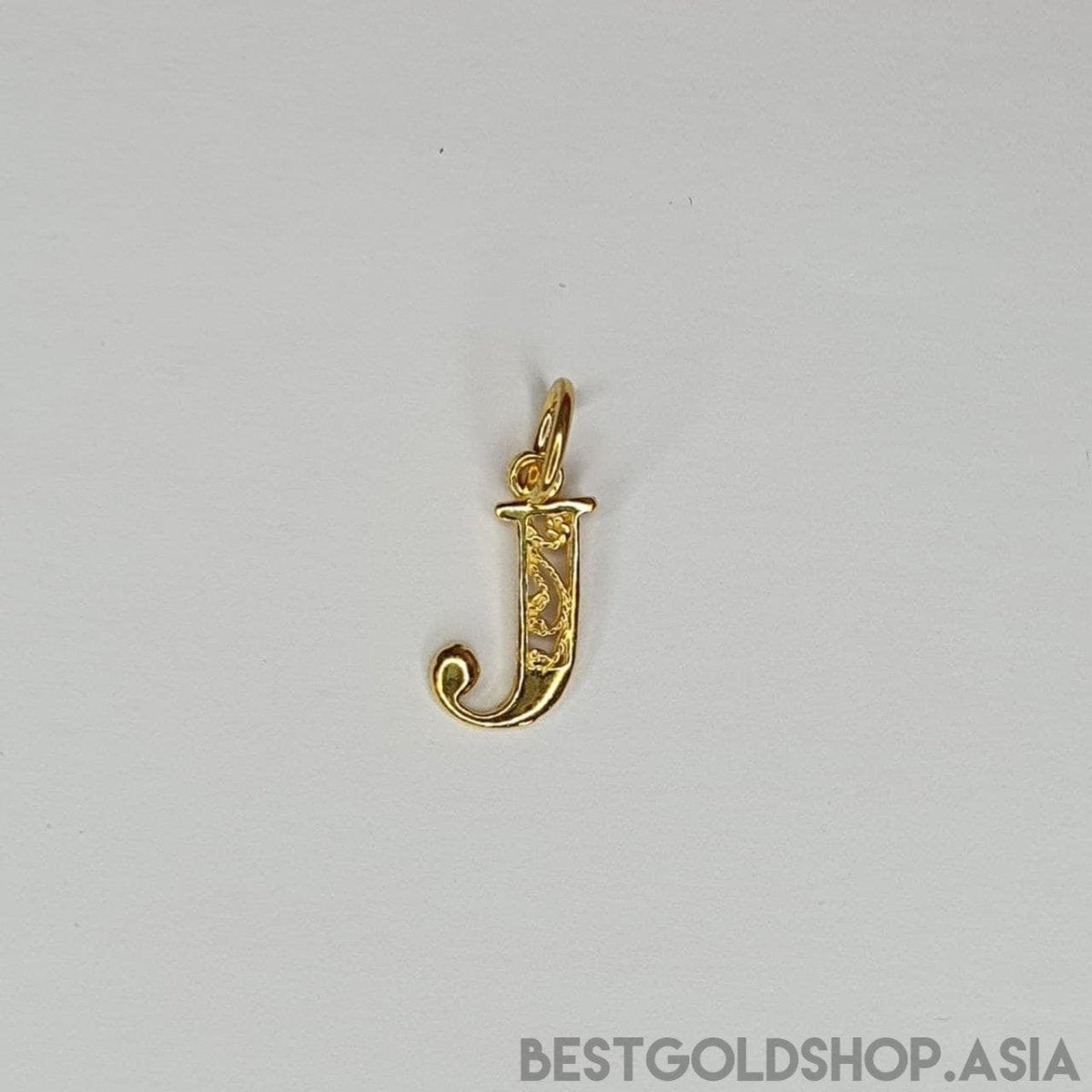 22k / 916 Gold Alphabet smooth polish pendant by Best Gold Shop - 22k gold 22k gold pendant 916 gold Charms & Pendants