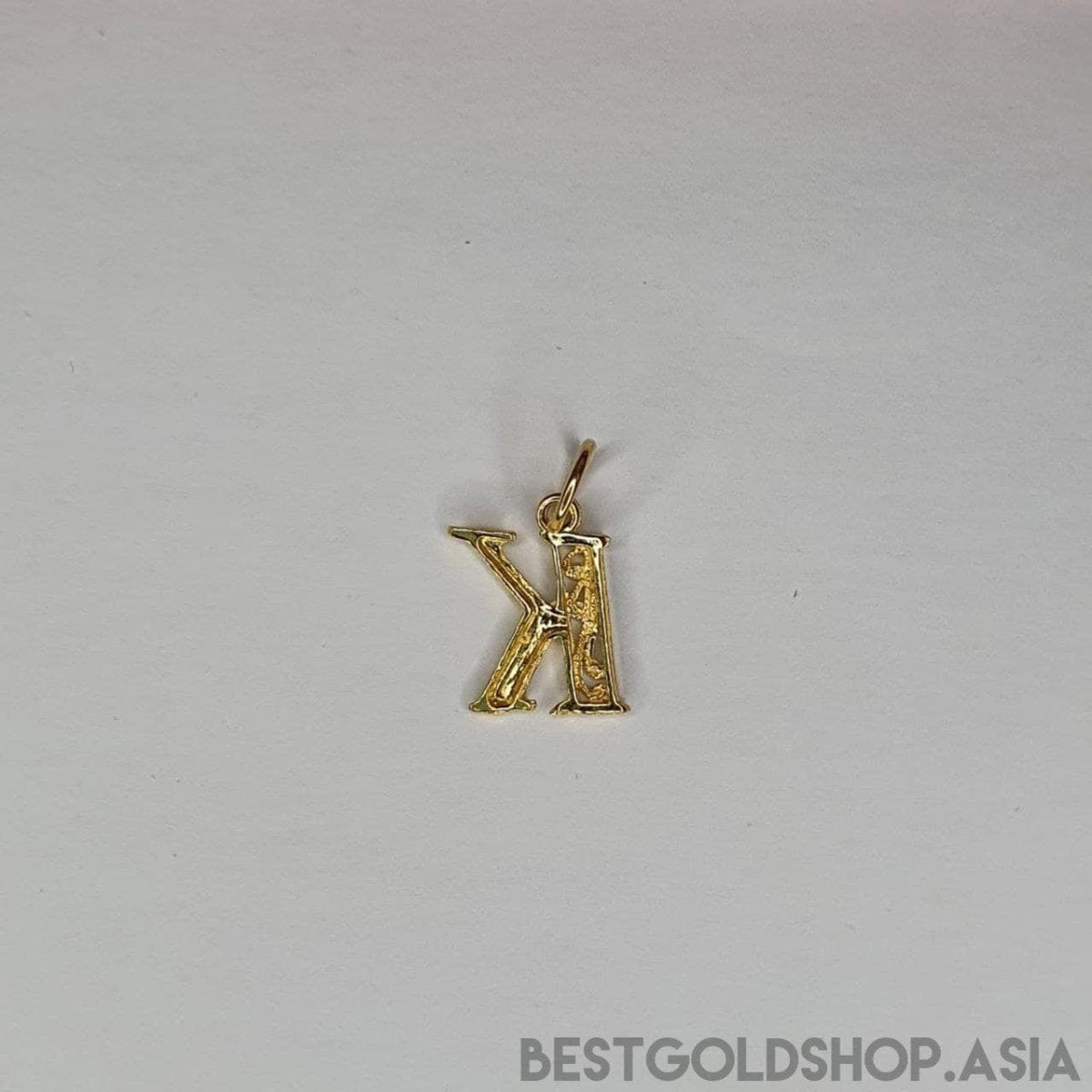 22k / 916 Gold Alphabert smooth polish pendant - Best Gold Shop 22k gold 22k gold pendant 916 gold 916 gold