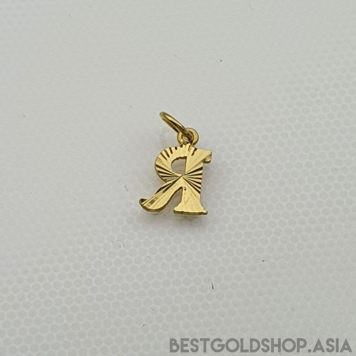 22K / 916 Gold Alphabet pendant V2 - Best Gold Shop 22k gold 22k gold pendant 916 gold 916 gold