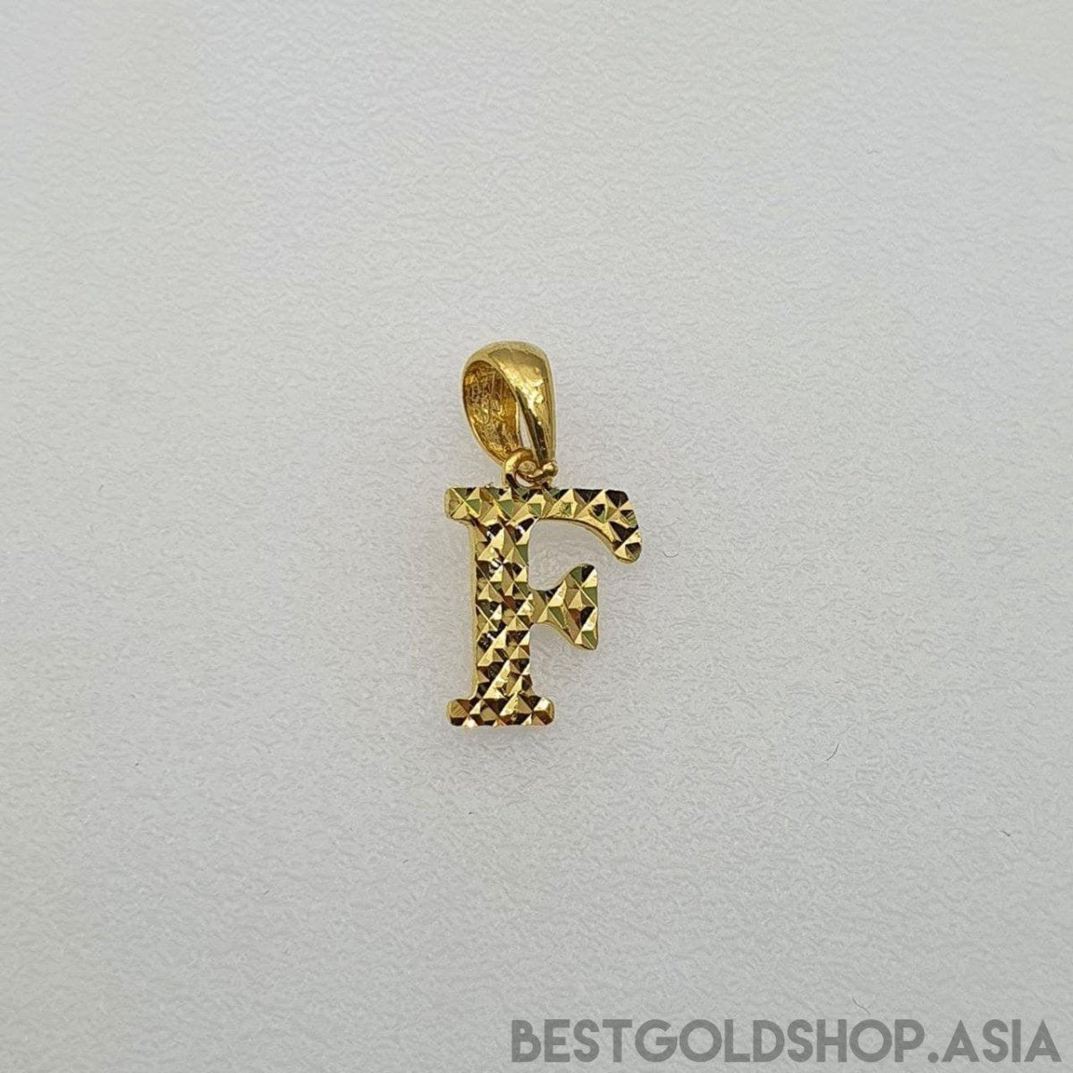 22k / 916 Gold Alphabet Pendant V4 - Best Gold Shop 22k gold 22k gold pendant 916 gold 916 gold