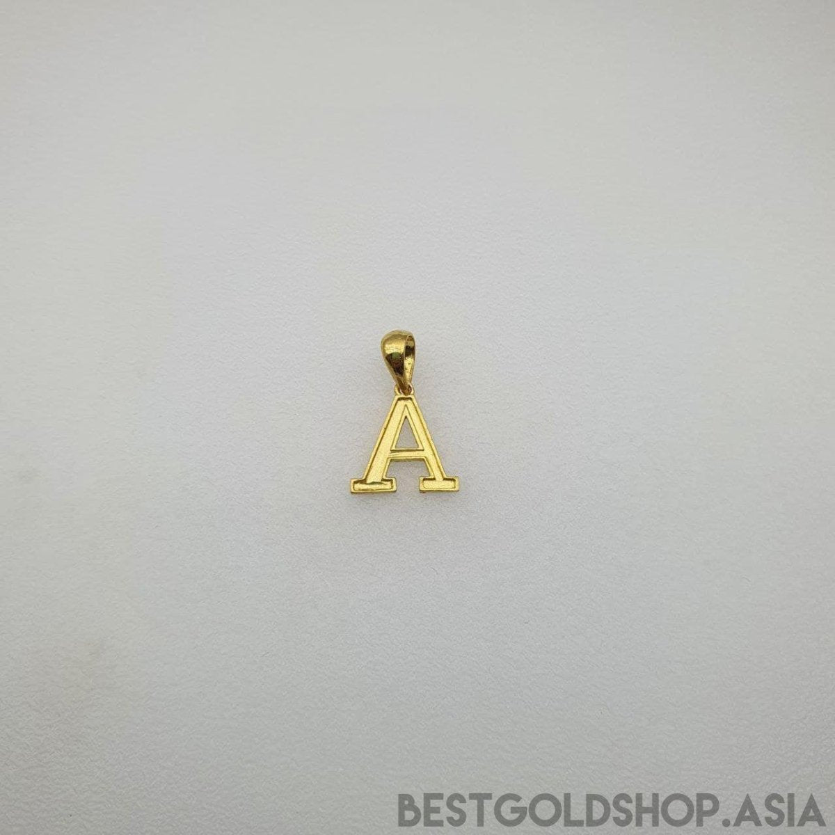 22k / 916 Gold Alphabet Pendant V4 - Best Gold Shop 22k gold 22k gold pendant 916 gold 916 gold