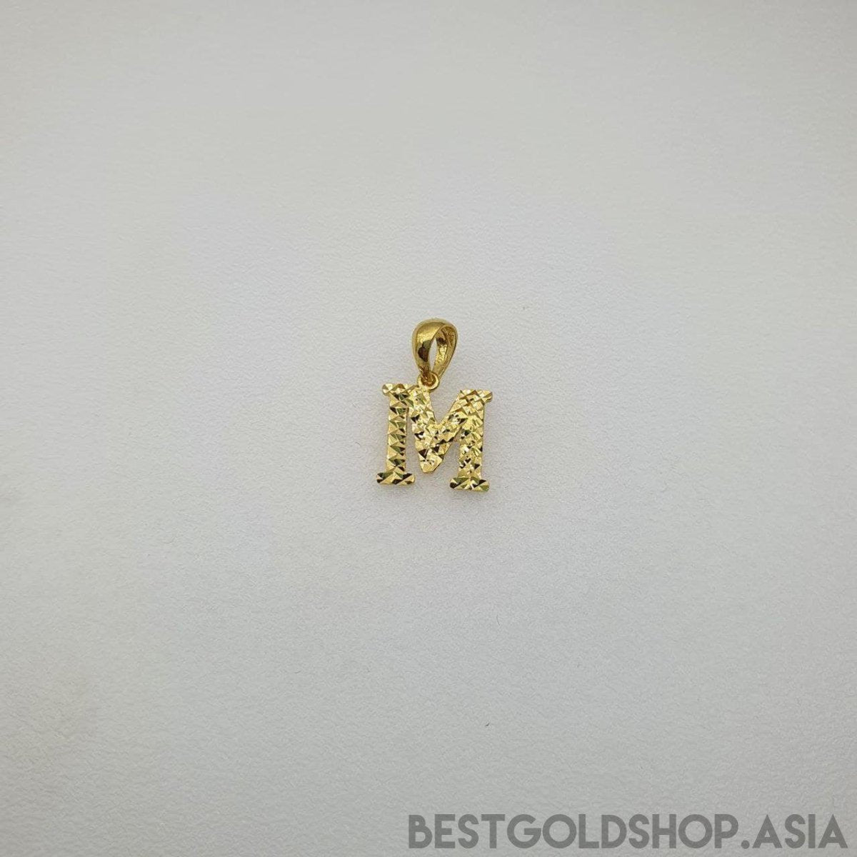 22k / 916 Gold Alphabet Pendant V4 - Best Gold Shop 22k gold 22k gold pendant 916 gold 916 gold