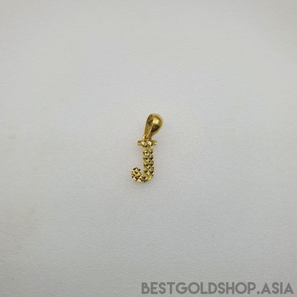 22k / 916 Gold Alphabet Pendant V4 - Best Gold Shop 22k gold 22k gold pendant 916 gold 916 gold