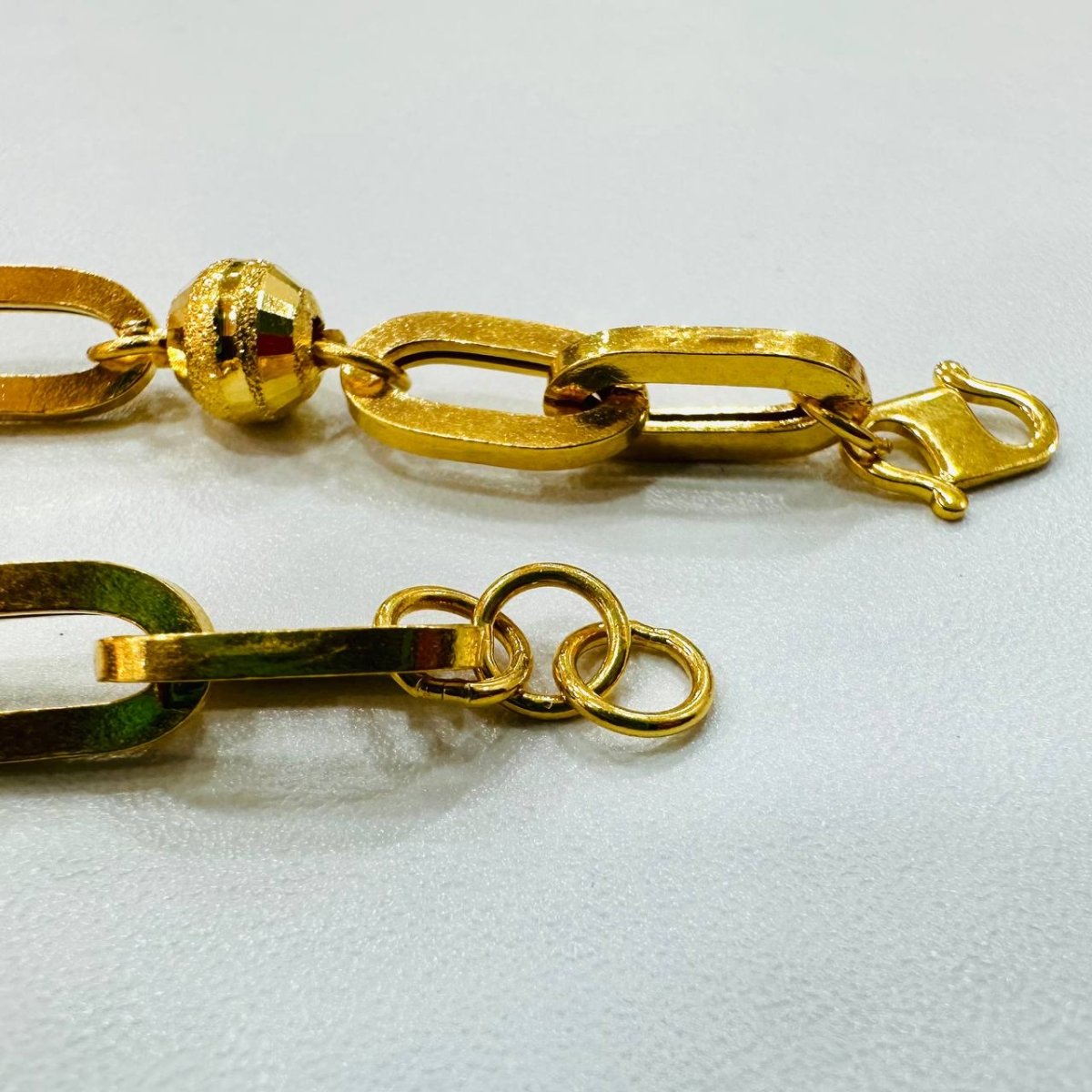 22K / 916 Gold Anchor beads Bracelet New Design - 22k gold 22k gold bracelet 916 gold Bracelets