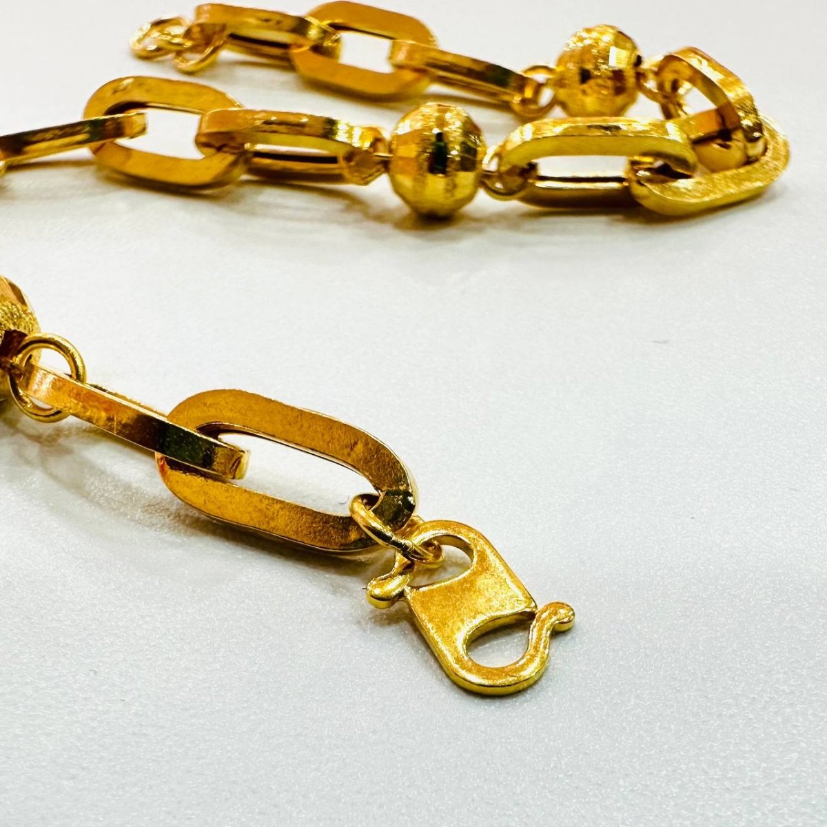 22K / 916 Gold Anchor beads Bracelet New Design - 22k gold 22k gold bracelet 916 gold Bracelets