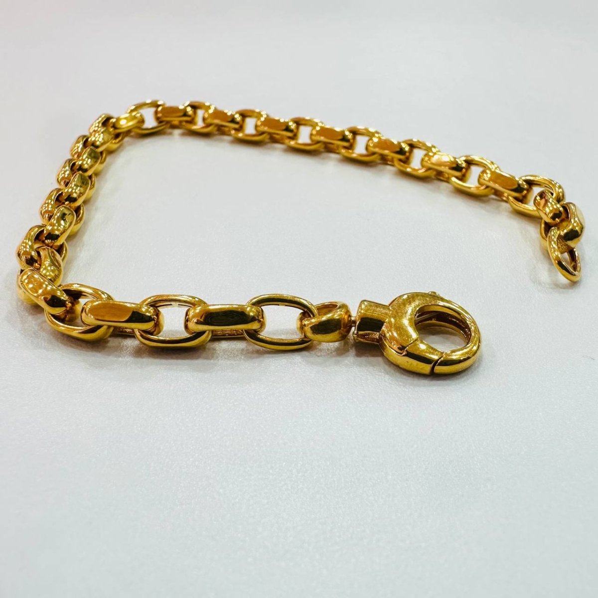 22k / 916 Gold Anchor Link Bracelet Shiny Finish - Best Gold Shop 22k gold 22k gold bracelet 916 gold Bracelets