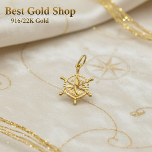 916 Gold Anchor Pendant by Best Gold ShopCharms & PendantsBest Gold Shop