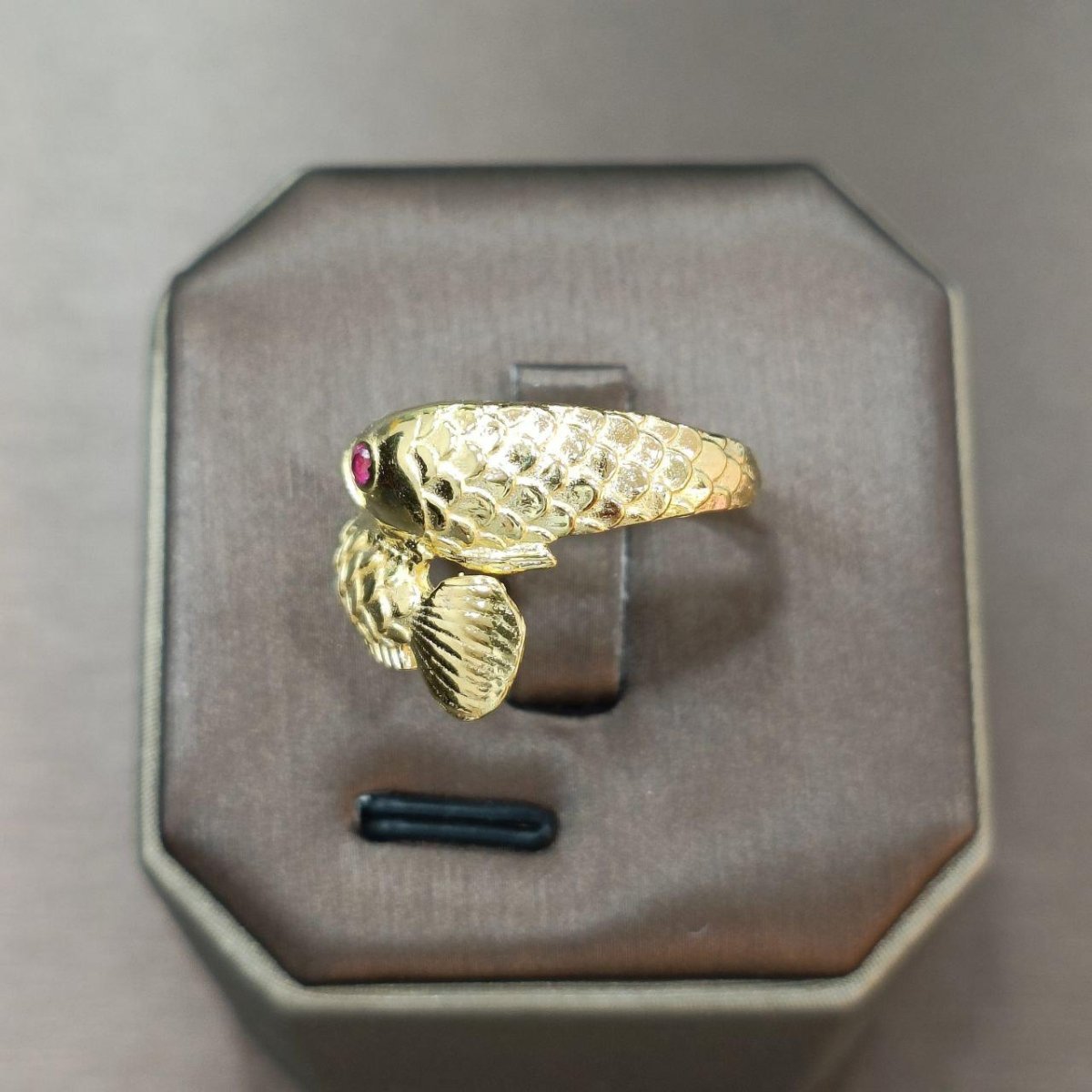 22k / 916 Gold Arowana Ring - Best Gold Shop 22k gold 22k gold ring 916 gold Rings