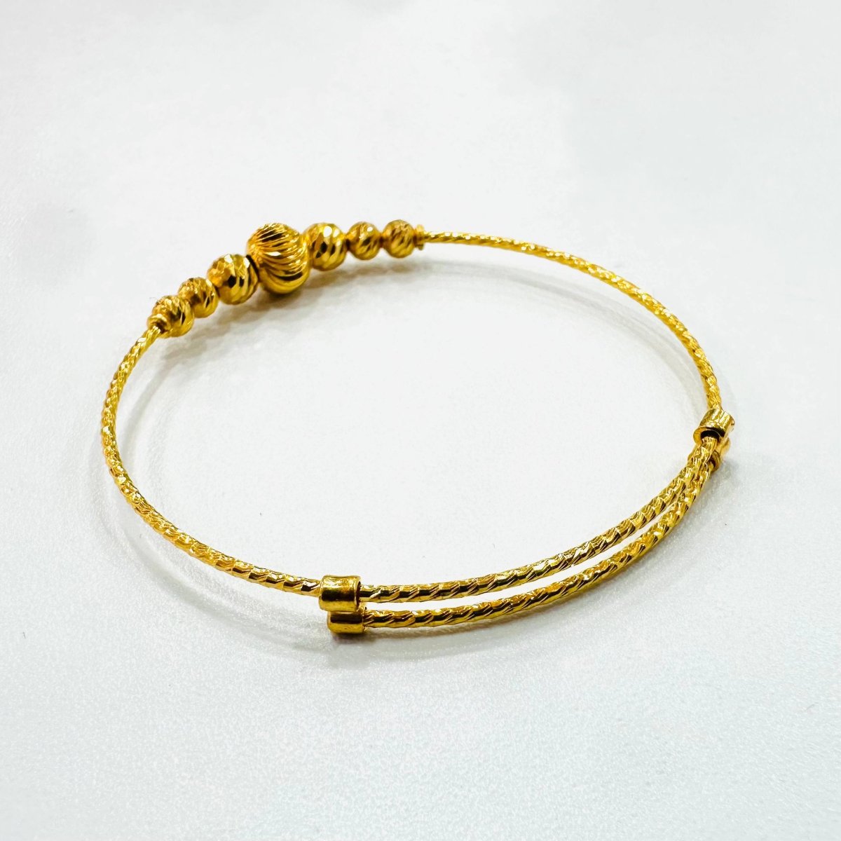 22K / 916 Gold Baby Bangle Slim Design 3 - Best Gold Shop 22k gold 22k gold baby bangle 916 baby bangle Bracelets