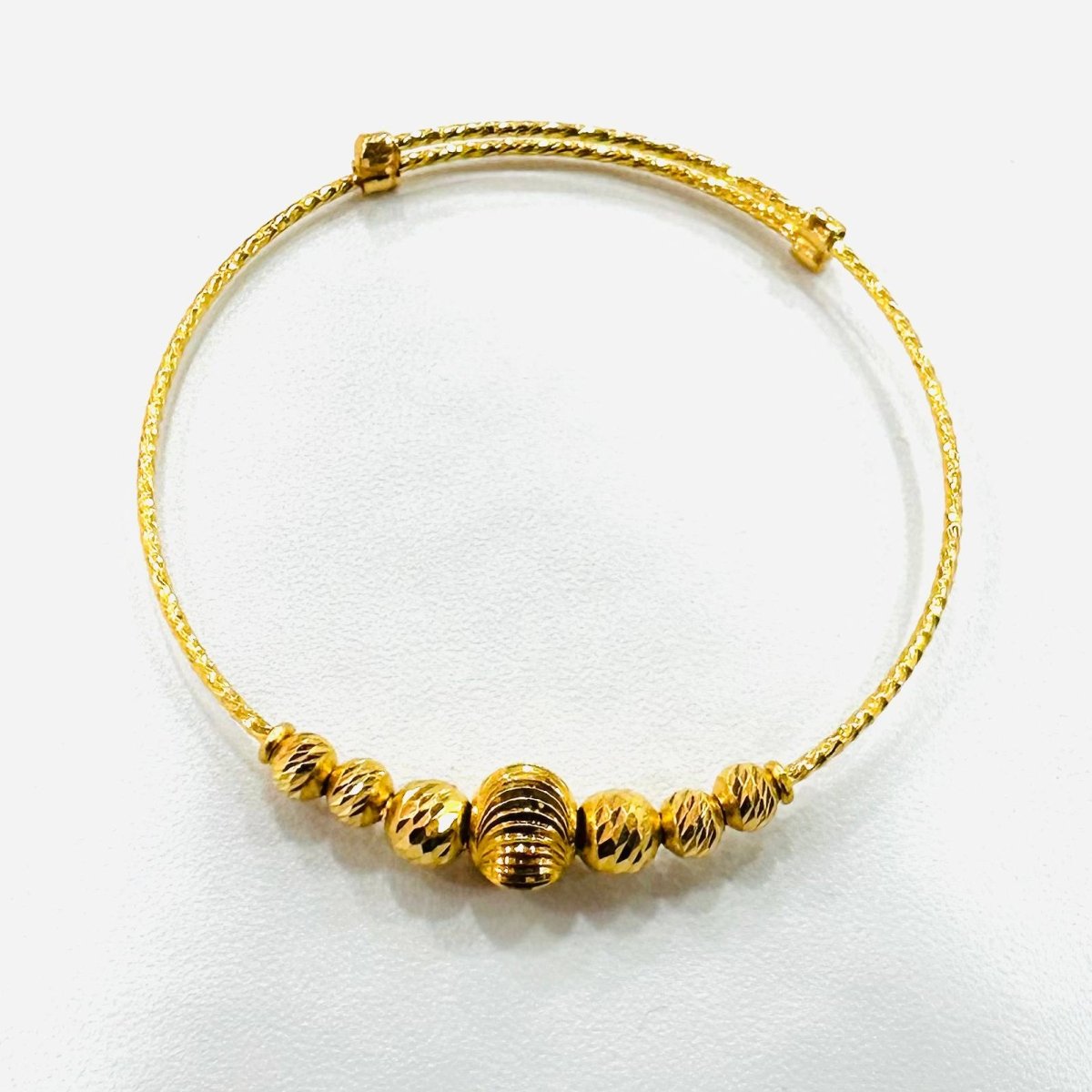 22K / 916 Gold Baby Bangle Slim Design 3 - Best Gold Shop 22k gold 22k gold baby bangle 916 baby bangle Bracelets