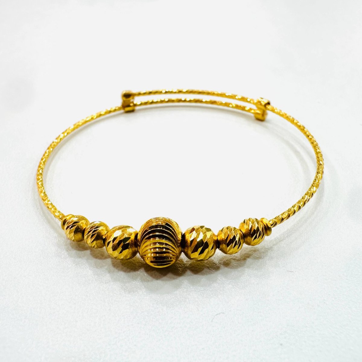 22K / 916 Gold Baby Bangle Slim Design 3 - Best Gold Shop 22k gold 22k gold baby bangle 916 baby bangle Bracelets