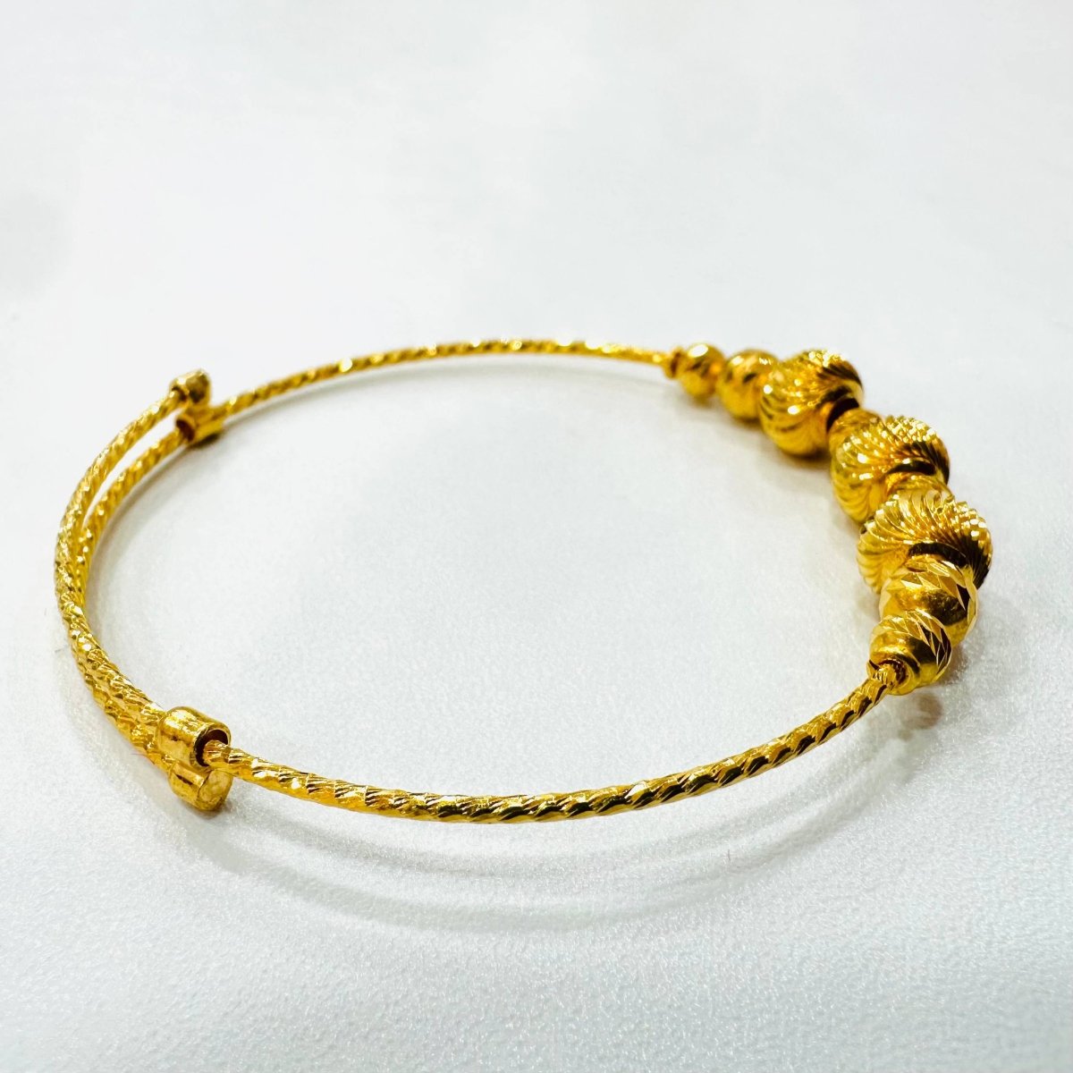 22k / 916 Gold Baby Bangle Slim Design Version 2 - Best Gold Shop 22k gold 22k gold baby bangle 916 baby bangle Bracelets