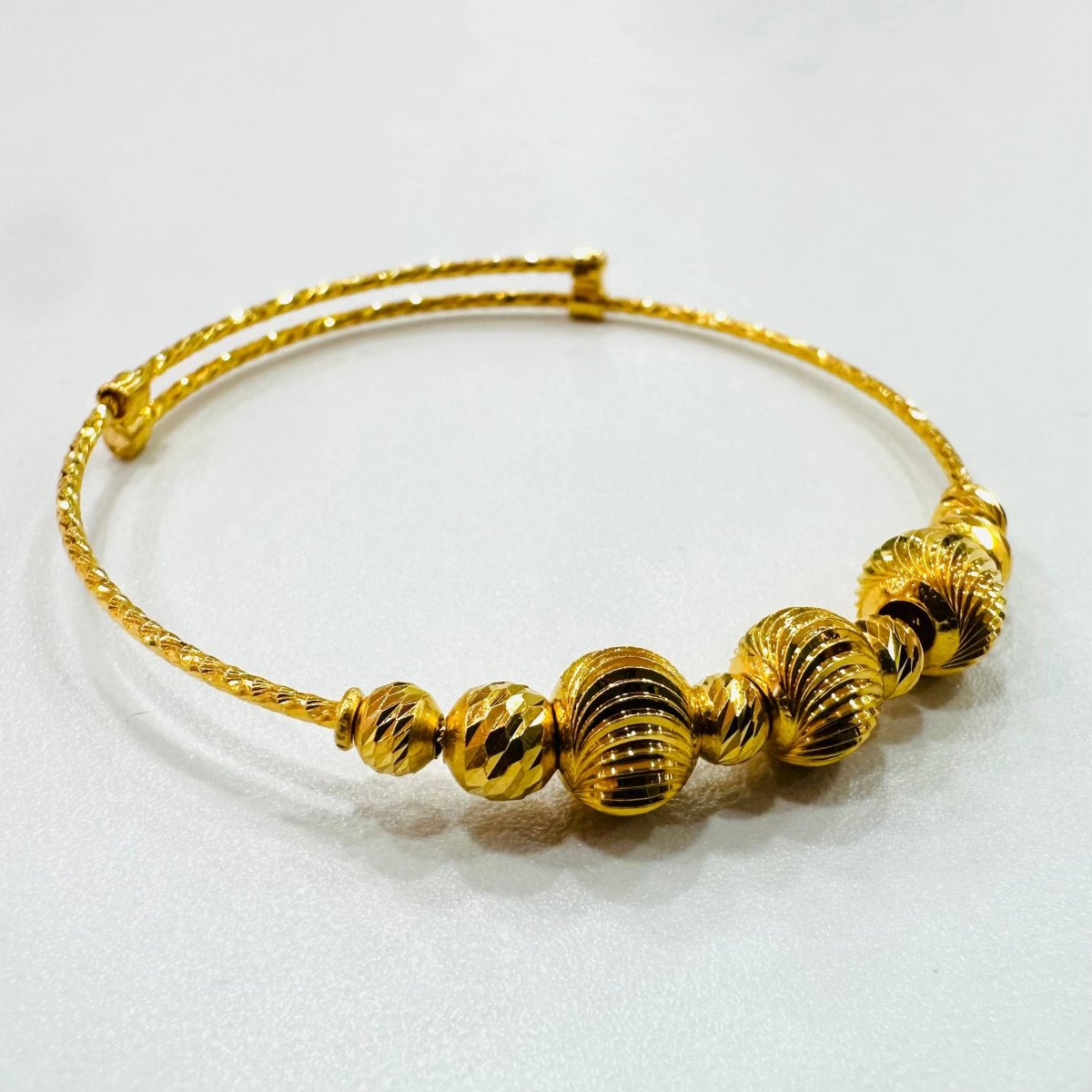22k / 916 Gold Baby Bangle Slim Design Version 2 - Best Gold Shop 22k gold 22k gold baby bangle 916 baby bangle Bracelets