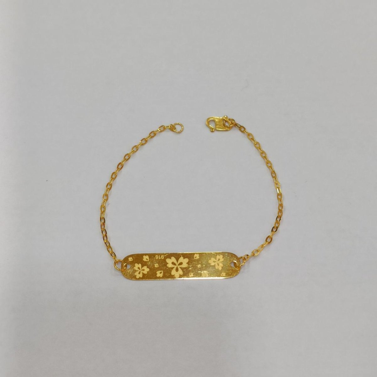 22k / 916 Gold Baby Bracelet - Best Gold Shop 22k gold 22k gold baby bracelet 916 gold Bracelets