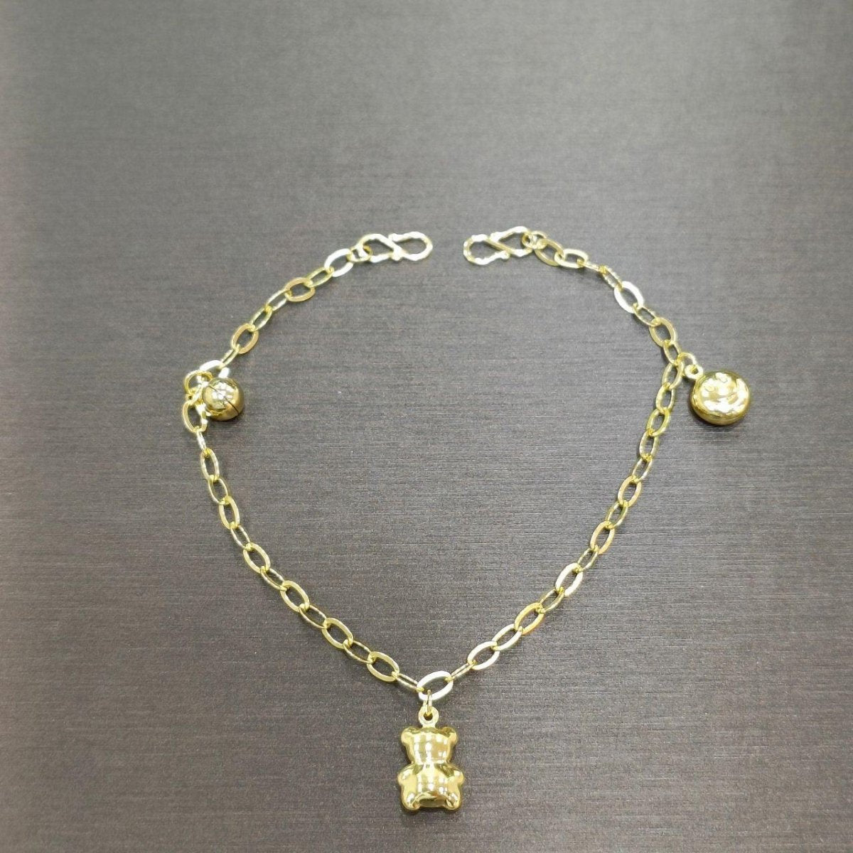 22k / 916 Gold Baby / Kids Anklet - Best Gold Shop 22k gold 22k Gold Baby Anklet 916 gold 916 gold