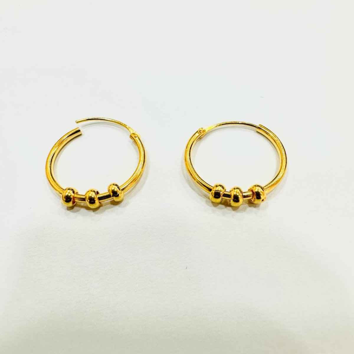 22k / 916 Gold Ball Loop Earring - Best Gold Shop 22k gold 22k gold earring 916 gold 916 gold