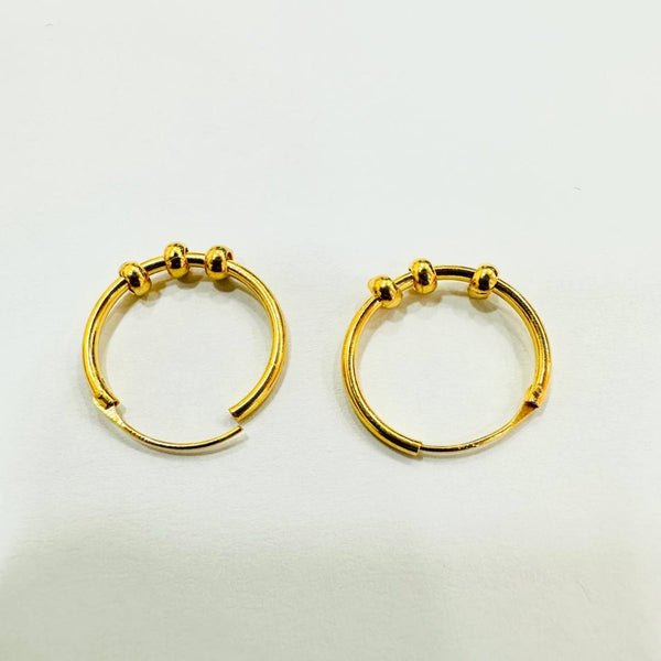 22k / 916 Gold Ball Loop Earring - Best Gold Shop 22k gold 22k gold earring 916 gold 916 gold