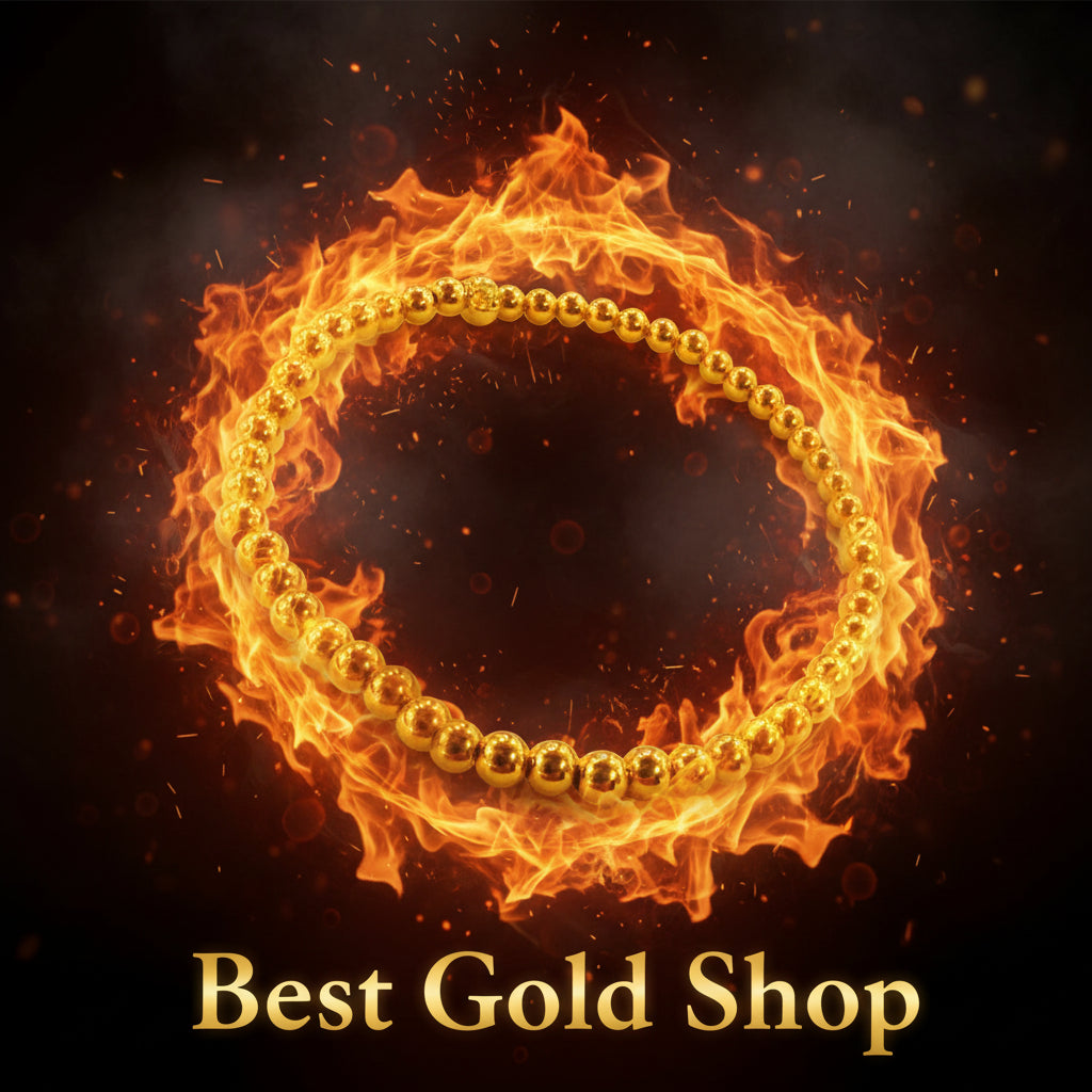 22K / 916 Gold Bead Bangle – Lightweight Elegant Design - Best Gold Shop 22k gold 22k gold bangle 22k gold bracelet Bracelets